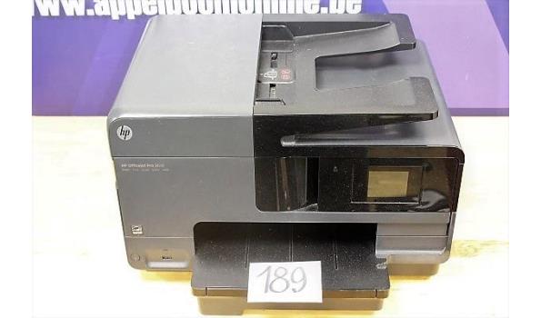 all-in-one printer HP, OfficeJet Pro8610, zonder kabels, werking niet gekend